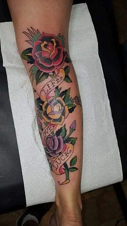 American Traditional Roses and Banner 