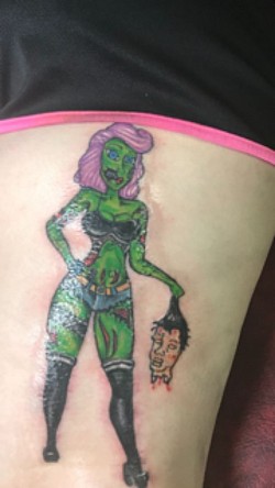 Mercury w/ Zombie Pin-Up